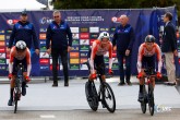 2023 UEC Road European Championships - Drenthe - Junior Mixed Team Relay - Emmen - Emmen 38, km - 21/09/2023 - Netherlands - photo Luca Bettini/SprintCyclingAgency?2023